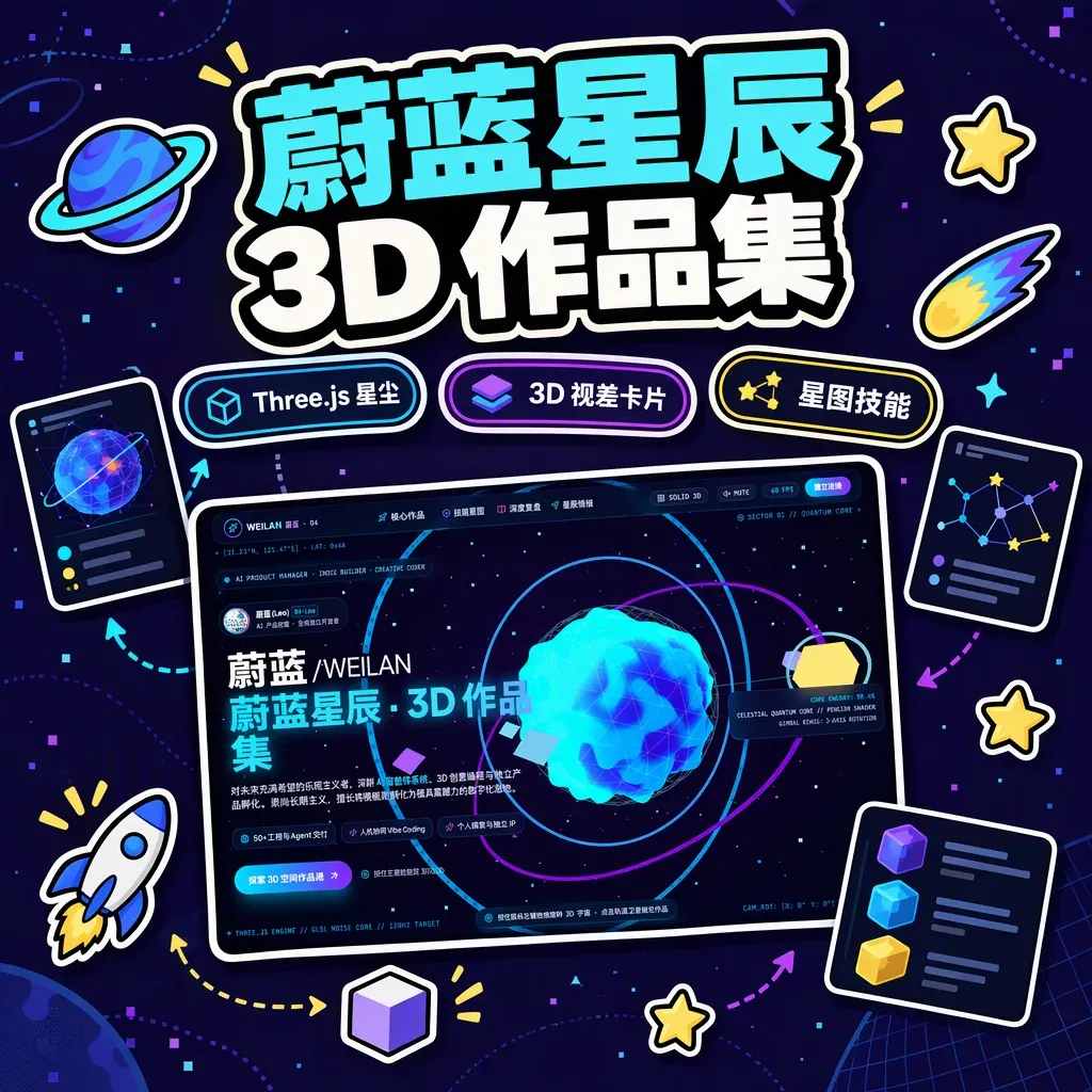 蔚蓝星辰 · 3D 作品集